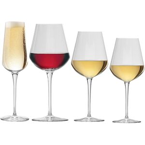 Bormioli Rocco 24 Piece Inalto Uno Stemware Set Lead Free Wine Goblet Clear Bormioli Rocco 24 Piece Inalto Uno Stemware Set Lead Free Wine Goblet Clear