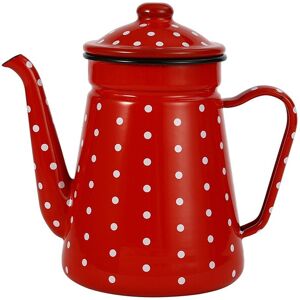 1.2l Enamel Coffee Pot Pour Over Milk Water Jug Pitcher Teapot Kettle For5303 1.2l Enamel Coffee Pot Pour Over Milk Water Jug Pitcher Teapot Kettle For5303
