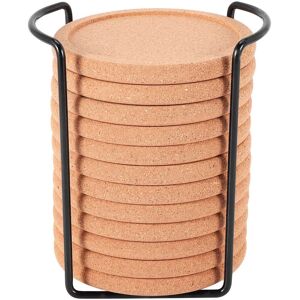 2x(Cork Coasters With Lip For Drinks Absorbent Thick Rustic Saucer With2310 2x(Cork Coasters With Lip For Drinks Absorbent Thick Rustic Saucer With2310