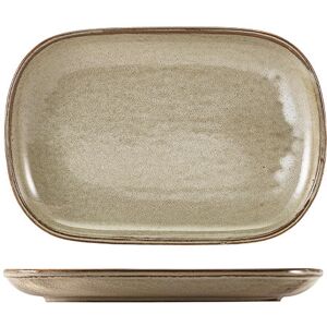 Genware Terra Porcelain Grey Rectangular Plate For Hotel Restaurant 24x16.5cm Pack Of 12 Genware Terra Porcelain Grey Rectangular Plate For Hotel Restaurant 24x16.5cm Pack Of 12