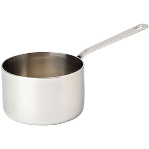Utopia 6 X Mini Stainless Steel Presentation Pan With Handle 2.75\" (7cm) 4.5oz (13cl) Utopia 6 X Mini Stainless Steel Presentation Pan With Handle 2.75\" (7cm) 4.5oz (13cl)
