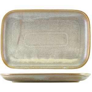 Genware Terra Porcelain Matt Grey Rectangular Plate For Restaurant 34.5x23.5cm Pack Of 6 Genware Terra Porcelain Matt Grey Rectangular Plate For Restaurant 34.5x23.5cm Pack Of 6