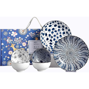 Branded Dinner Set-Plates And Bowls Set-Blue And White Porcelain Crockery Set-Tableware Branded Dinner Set-Plates And Bowls Set-Blue And White Porcelain Crockery Set-Tableware