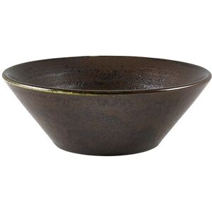 Genware Terra Porcelain Black Conical Bowl For Hotel Restaurants Events 14cm Pack Of 6 Genware Terra Porcelain Black Conical Bowl For Hotel Restaurants Events 14cm Pack Of 6