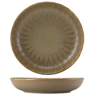 Genware Terra Porcelain Matt Grey Scalloped Coupe Bowl For Restaurants 22.8cm Pack Of 6 Genware Terra Porcelain Matt Grey Scalloped Coupe Bowl For Restaurants 22.8cm Pack Of 6