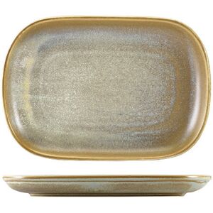 Genware Terra Porcelain Matt Grey Rectangular Plate For Restaurant 24 X16.5cm Pack Of 12 Genware Terra Porcelain Matt Grey Rectangular Plate For Restaurant 24 X16.5cm Pack Of 12