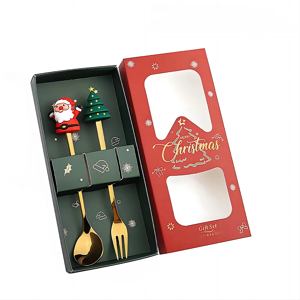 Does Not Apply 2/4/6pcs Christmas Fork And Spoon Set,Stainless Steel Creative Tableware,Coffee Does Not Apply 2/4/6pcs Christmas Fork And Spoon Set,Stainless Steel Creative Tableware,Coffee