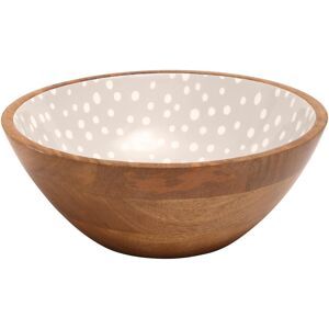 Dexam Sintra Mango Wood Salad Serving Bowl - Stone Dexam Sintra Mango Wood Salad Serving Bowl - Stone