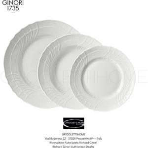 Richard Ginori Vecchio Ginori Sugar Bowl White - Sugar Bowl Richard Ginori Vecchio Ginori Sugar Bowl White - Sugar Bowl