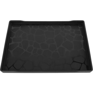 Hg (Black)Rectangle Serving Tray Plastic 15.0x10.4in Reusable Serving Platter Hg (Black)Rectangle Serving Tray Plastic 15.0x10.4in Reusable Serving Platter