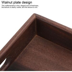 Hg (S)Rectangular Wooden Serving Tray With Grooves Breakfast Food Tray For Tea Hg (S)Rectangular Wooden Serving Tray With Grooves Breakfast Food Tray For Tea