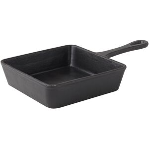 Utopia Square Skillet Cast Iron Bars Presentation 5.5\" (14cm) 14.5oz (41cl) Pack Of 6 Utopia Square Skillet Cast Iron Bars Presentation 5.5\" (14cm) 14.5oz (41cl) Pack Of 6