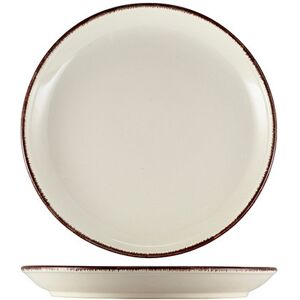 Genware Terra Stoneware Sereno Brown Coupe Plate Dining And Serving 24cm Pack Of 6 Genware Terra Stoneware Sereno Brown Coupe Plate Dining And Serving 24cm Pack Of 6