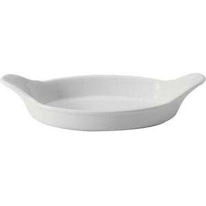 Utopia Titan Ceramic Oval Eared Dish White Diner Serving Dish 6.5" (16.5cm) Pack Of 12 Utopia Titan Ceramic Oval Eared Dish White Diner Serving Dish 6.5" (16.5cm) Pack Of 12