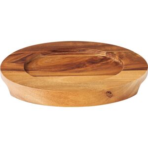 Utopia Board Round Acacia Tan Wood Presentation Board For Tables 6.5\"(16.2cm) Pack Of 6 Utopia Board Round Acacia Tan Wood Presentation Board For Tables 6.5\"(16.2cm) Pack Of 6