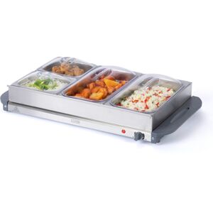 Livivo Adjustable Buffet Server 4 Tray Food Warmer Plate Warmer For Events Livivo Adjustable Buffet Server 4 Tray Food Warmer Plate Warmer For Events