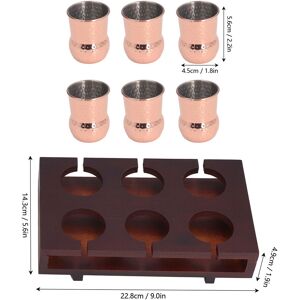 6x 100ml Copper Plated Moscow Mule Mug Stainless Steel Cocktail Cup Set With 6x 100ml Copper Plated Moscow Mule Mug Stainless Steel Cocktail Cup Set With