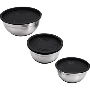 Sodial Stainless Steel Mixing Bowls Salad Bowl Non-Slip Stackable Serving Bowl4180 Sodial Stainless Steel Mixing Bowls Salad Bowl Non-Slip Stackable Serving Bowl4180