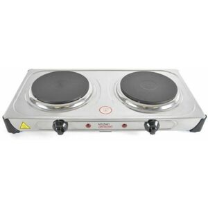 Lloytron E4203SS Brushed Steel Double Hotplate - Hotplate Lloytron E4203SS Brushed Steel Double Hotplate - Hotplate