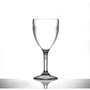 Bbp Pack Of 12 X Elite Premium Clear Polycarbonate Plastic Reusable 9oz Wine Clear Bbp Pack Of 12 X Elite Premium Clear Polycarbonate Plastic Reusable 9oz Wine Clear