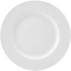 Utopia Pure White Vitrified Plate Porcelain Round Wide Rim Set 10.6" (27cm) Pack Of 18 Utopia Pure White Vitrified Plate Porcelain Round Wide Rim Set 10.6" (27cm) Pack Of 18