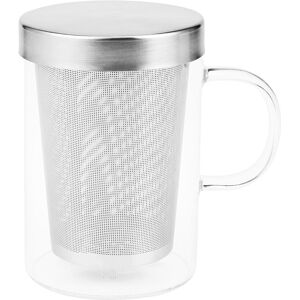Sodial 3x(500ml Travel Heat- Glass Tea Infuser Mug With Stainless Steel4034 Sodial 3x(500ml Travel Heat- Glass Tea Infuser Mug With Stainless Steel4034