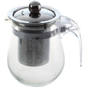 Sodial 5x(350ml Heat- Clear Glass Teapot Stainless Steel Infuser Flower4366 Sodial 5x(350ml Heat- Clear Glass Teapot Stainless Steel Infuser Flower4366
