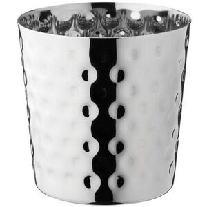 Utopia Stainless Steel Hammered Cup For Serving 3.5\" (9cm) 13.75oz (39cl) Pack Of 12 Utopia Stainless Steel Hammered Cup For Serving 3.5\" (9cm) 13.75oz (39cl) Pack Of 12