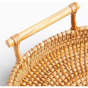 (3 Piece Set)Hand Woven Round Rattan Serving Tray Bread Fruit Dessert Snack B Gb (3 Piece Set)Hand Woven Round Rattan Serving Tray Bread Fruit Dessert Snack B Gb