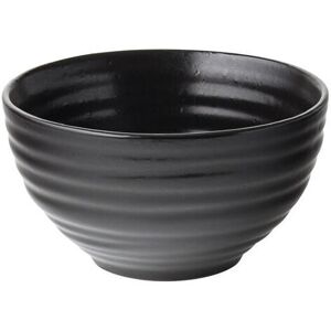 Utopia Rice Bowl Tribeca Malt Ebony Ceramic With Glaze Bowl 8.5oz (24cl) Pack Of 6 Utopia Rice Bowl Tribeca Malt Ebony Ceramic With Glaze Bowl 8.5oz (24cl) Pack Of 6