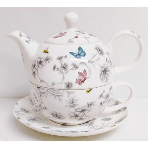 Rainbow Decors Ltd Secret Garden Tea For One Fine Bone China Teapot Cup And Saucer Set Decorated Uk Rainbow Decors Ltd Secret Garden Tea For One Fine Bone China Teapot Cup And Saucer Set Decorated Uk