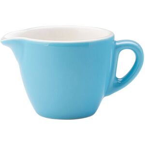 Utopia Milk / Cream Jug For Cafe Hotels Home Barista Style Blue 3.5oz (9cl) Pack Of 6 Utopia Milk / Cream Jug For Cafe Hotels Home Barista Style Blue 3.5oz (9cl) Pack Of 6