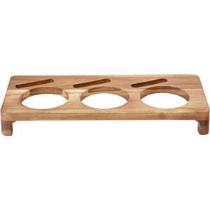 Utopia Acacia Wood Stand Brown Presentation For Bars 16.5 X 7\" (42 X 18cm) Pack Of 6 Utopia Acacia Wood Stand Brown Presentation For Bars 16.5 X 7\" (42 X 18cm) Pack Of 6
