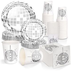 Disco Party Supplies Tableware Set Disco Dinner Plate Napkin Fork Disco2374 Disco Party Supplies Tableware Set Disco Dinner Plate Napkin Fork Disco2374