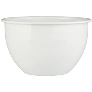 White Enamel Kitchen Serving Bowl Ø 22 Cm By Ib Laursen White Enamel Kitchen Serving Bowl Ø 22 Cm By Ib Laursen