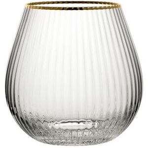 Utopia Gin Glass Hayworth Glassware Clear Stemless 22oz (65cl) Gold Rim Pack Of 6 Utopia Gin Glass Hayworth Glassware Clear Stemless 22oz (65cl) Gold Rim Pack Of 6
