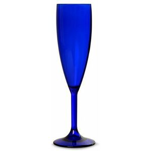 Bbp Royal Blue Champagne Flute 6.6oz 187ml Reusable Polycarbonate Plastic Pack Of 12 Bbp Royal Blue Champagne Flute 6.6oz 187ml Reusable Polycarbonate Plastic Pack Of 12