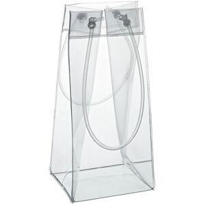 Utopia Wine/champagne Cooler Bags With Handle Clear For Pub 10" (25.5cm) Pack Of 6 Utopia Wine/champagne Cooler Bags With Handle Clear For Pub 10" (25.5cm) Pack Of 6