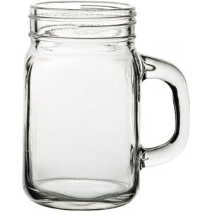 24 X Utopia 'Tennessee' Handled Jam Jar Glass - 43cl (15oz) 24 X Utopia 'Tennessee' Handled Jam Jar Glass - 43cl (15oz)