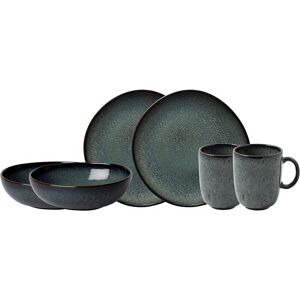 Breakfast Set Villeroy & Boch - Plates Bowls And Mugs - Lave Gris Breakfast Set Villeroy & Boch - Plates Bowls And Mugs - Lave Gris