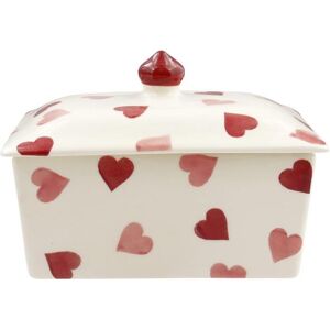 Emma Bridgewater Pink Hearts Small Butter Dish English Earthenware 1pih020143 Emma Bridgewater Pink Hearts Small Butter Dish English Earthenware 1pih020143