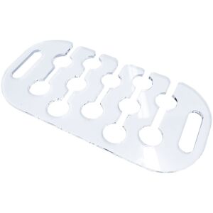 Display Stands Ltd 12 Hole Acrylic Champagne Flute Serving Tray With Handles - Catering (Ds95) Display Stands Ltd 12 Hole Acrylic Champagne Flute Serving Tray With Handles - Catering (Ds95)