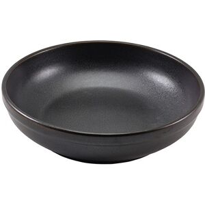 Genware Terra Porcelain Black Coupe Bowl For Hotel Restaurant Events 23cm Pack Of 6 Genware Terra Porcelain Black Coupe Bowl For Hotel Restaurant Events 23cm Pack Of 6