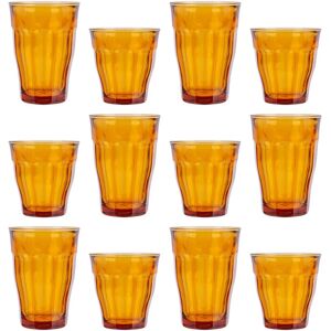 Duralex Picardie Amber Highball Glasses & Tumblers Set - Glassware Duralex Picardie Amber Highball Glasses & Tumblers Set - Glassware