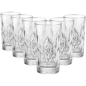 Bormioli Rocco 12x Bartender Stone Highball Glasses Water Tumblers 490ml Clear Bormioli Rocco 12x Bartender Stone Highball Glasses Water Tumblers 490ml Clear