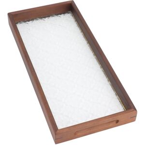 S Rectangle Tea Serving Tray Walnut Glass Robust Wooden Glass Tea Tray For C Lw S Rectangle Tea Serving Tray Walnut Glass Robust Wooden Glass Tea Tray For C Lw