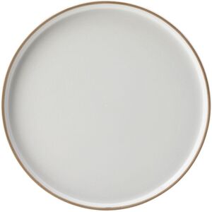 Utopia Porcelain Plate Zen White, Brown Tableware Serving For Bar 9" (22.5cm) Pack Of 6 Utopia Porcelain Plate Zen White, Brown Tableware Serving For Bar 9" (22.5cm) Pack Of 6