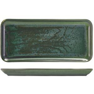 Genware Terra Porcelain Aqua Green Narrow Rectangular Platter 36 X 16.5cm Pack Of 3 Genware Terra Porcelain Aqua Green Narrow Rectangular Platter 36 X 16.5cm Pack Of 3