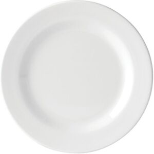 Utopia Melamine White Wide Rimmed Plate Dinner Dessert Plates 6\" (15cm) Pack Of 12 Utopia Melamine White Wide Rimmed Plate Dinner Dessert Plates 6\" (15cm) Pack Of 12