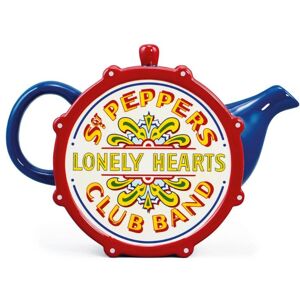 Official The Beatles Sgt Peppers Drum Shaped 3d Tea Pot Official The Beatles Sgt Peppers Drum Shaped 3d Tea Pot
